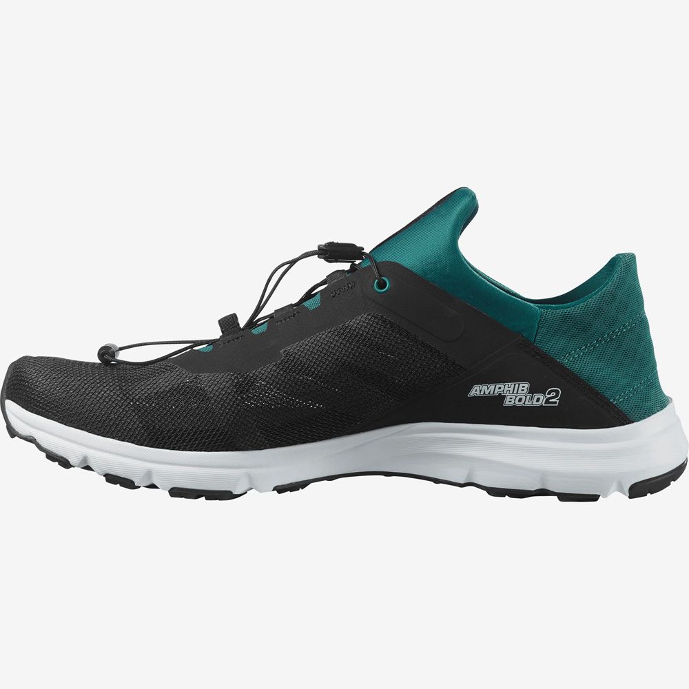 Chaussures Aquatiques Salomon Homme Noir / Vert - Salomon AMPHIB BOLD 2 - France (3672-WEZNS)